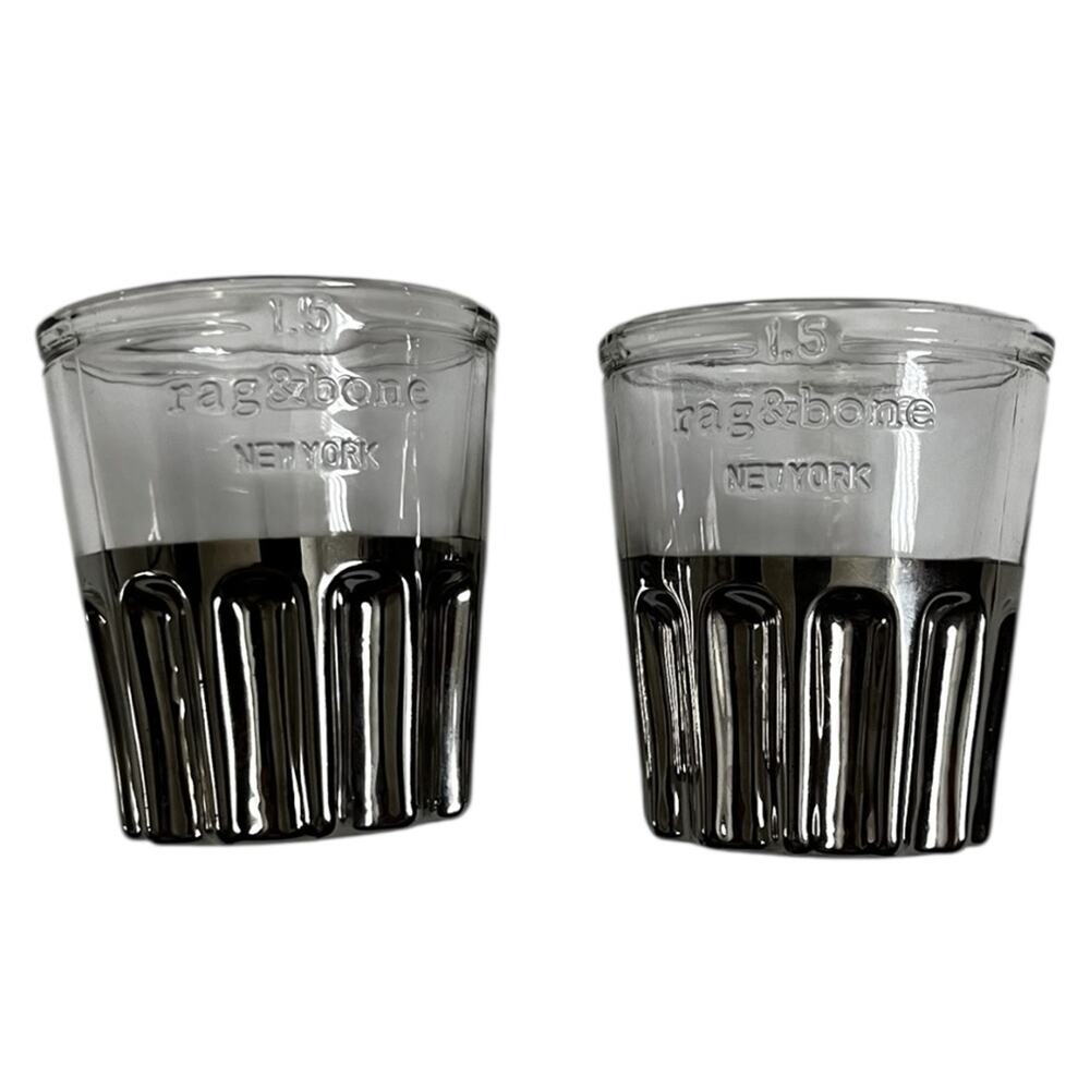 Set of 2 Rag & Bone Shot Glasses